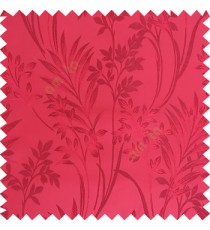 Maroon color beautiful design floral pattern texture finished surface with smooth background main curtain fabric