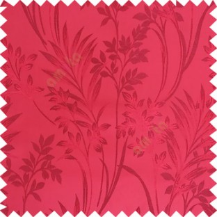 Maroon color beautiful design floral pattern texture finished surface with smooth background main curtain fabric