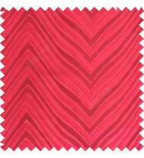 Maroon color zigzag pattern fluctuating lines texture up and down lines with smooth finished background polyester main curtain fabric