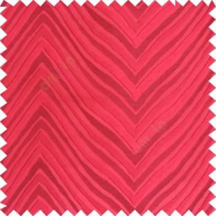 Maroon color zigzag pattern fluctuating lines texture up and down lines with smooth finished background polyester main curtain fabric