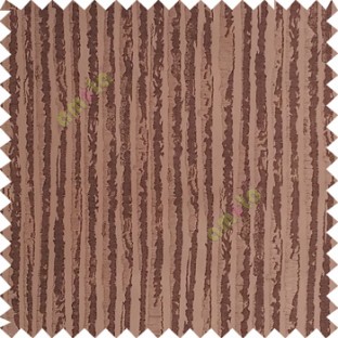 Dark brown color vertical stripes texture finished lines water drops flowing polyester main curtain fabric