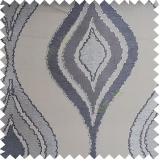 Grey blue color beautiful design floral pattern texture finished surface with smooth background main curtain fabric