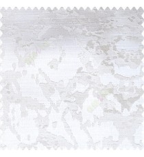 White color abstract designs texture finished patterns random water splashes polyester base fabric shiny and texture surface main curtain