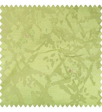 Lime green color abstract designs texture finished patterns random water splashes polyester base fabric shiny and texture surface main curtain