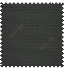 Dark black color solid texture surface with concave square oval shape horizontal spring lines vertical small fine stripes poly main curtain