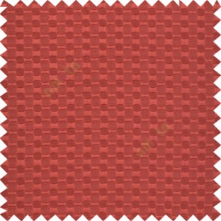 Texture design brick red color flowing vertical lines with oval shaped stripes main curtain