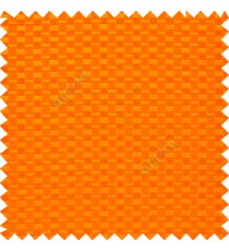 Yellow orange color solid texture with concave square oval shape poly main curtain