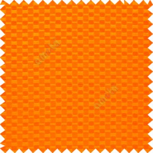 Yellow orange color solid texture with concave square oval shape poly main curtain