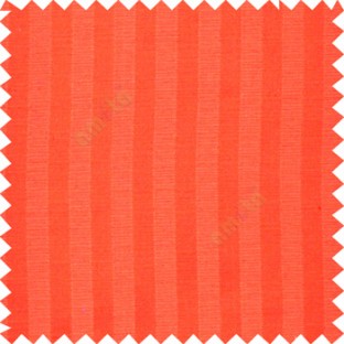 Orange color texture finish vertical bold stripes horizontal small dots line with thick poly main curtain