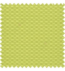 Lemon green color solid texture with concave square oval shape thick poly main curtain
