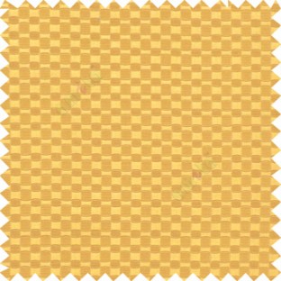 Gold color solid texture surface with concave square oval shape horizontal spring lines vertical small fine stripes poly main curtain