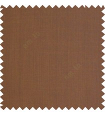 Dark chocolate brown color slub art silk solids complete plain surface designless horizontal lines embossed pattern with polyester main curtain