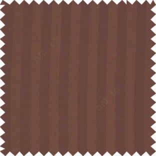 Dark chocolate brown color texture finish vertical bold stripes horizontal small dots line with thick poly main curtain