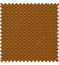 Dark brown color solid texture with concave square oval shape poly main curtain
