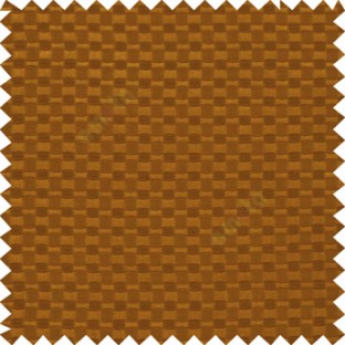 Dark brown color solid texture with concave square oval shape poly main curtain