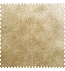 Light brown color complete plain velvet finished soft look polyester base with thick background sofa fabric