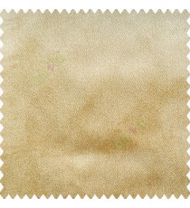 Golden color color complete plain velvet finished soft look polyester base with thick background sofa fabric