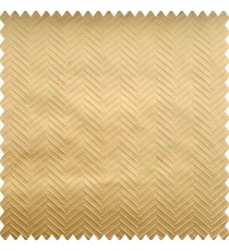 Golden color vertical slant short lines pattern embossed lines polyester embroidery pattern thick background main curtain