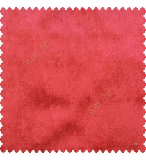 Maroon color color complete plain velvet finished soft look polyester base with thick background sofa fabric