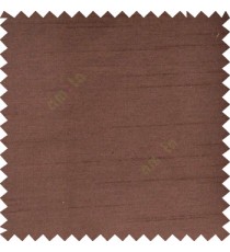 Chocolate brown color complete plain texture designless surface texture gradients horizontal lines with polyester thick base main curtain