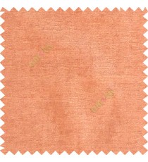 Orange color complete plain horizontal texture stripes with chenille base polyester sofa fabric