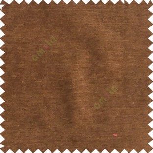 Copper brown color complete plain horizontal texture stripes with chenille base polyester sofa fabric