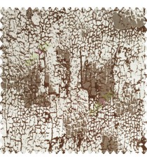 Brown brown color combination complete texture finished surface snakeskin texture and connecting each other lines vertical and horizontal lines embroidery polyester main curtain