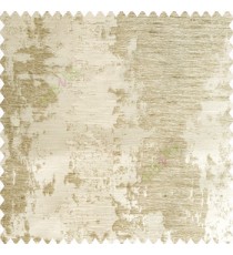 Cream color texture finished gradients surface horizontal fine thread lines on shiny plain base polyester fabric random texture designs main curtain