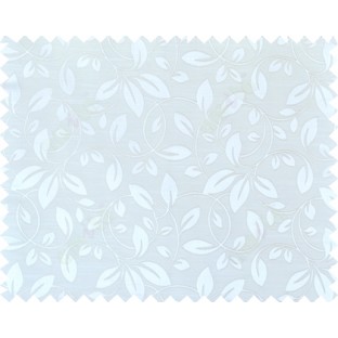 White silver colour retro organic pattern polycotton main curtain designs