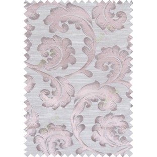 Pink beige colour lilac traditional design polycotton main curtain designs