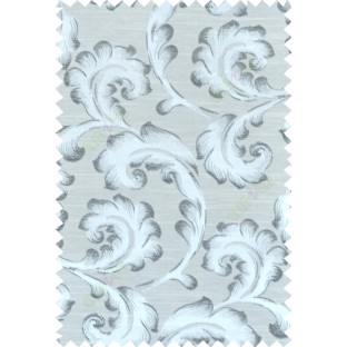Black white silver colour lilac traditional design polycotton main curtain designs