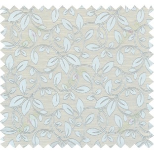 Green beige colour retro organic pattern polycotton main curtain designs