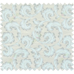 Blue beige colour lilac traditional design polycotton main curtain designs