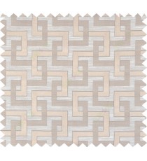 Brown beige colour weave wicker pattern polycotton main curtain designs