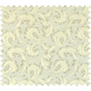 Pale yellow beige colour lilac traditional design polycotton main curtain designs