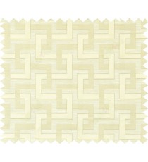 Pale yellow colour weave wicker pattern polycotton main curtain designs