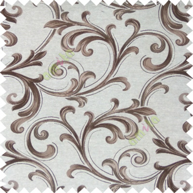 Brown cream color traditional swirls texture pattern texture background ...