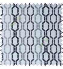 Grey color contemporary patterns digital vertical ogee design texture background finished polyester main curtain fabric