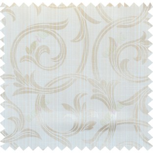 Beige gold white colour elegant traditional design polycotton main curtain designs