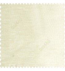 Pale yellow cream color horizontal thin lines with transparent polyester base fabric sheer curtain