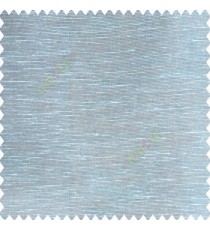 Sky blue cream color horizontal thin lines with transparent polyester base fabric sheer curtain