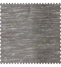 Grey cream color horizontal thin lines with transparent polyester base fabric sheer curtain