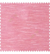 Pink cream color horizontal thin lines with transparent polyester base fabric sheer curtain