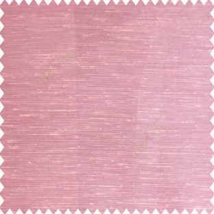 Pink cream color horizontal thin lines with transparent polyester base fabric sheer curtain