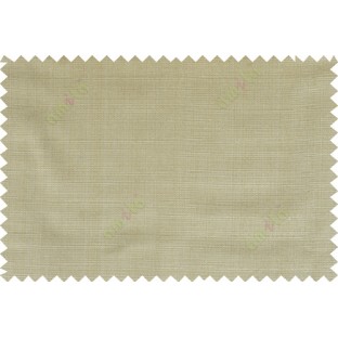 Green brown beige color solid texture finished polycotton main curtain designs