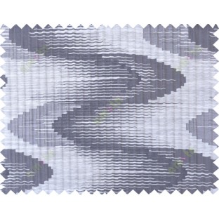 Black beige grey colour wavy lines polycotton main curtain designs