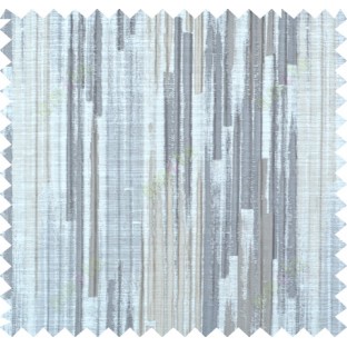 Grey beige color vertical pencil stripes polycotton main curtain designs