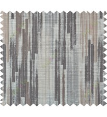 Brown beige copper color vertical pencil stripes polycotton main curtain designs