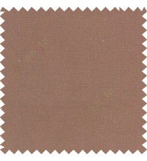 Brown color solid plain finished surface designless complete pattern free soft touch pure cotton curtain fabric