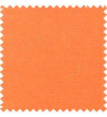 Orange color solid plain finished surface designless complete pattern free soft touch pure cotton curtain fabric
